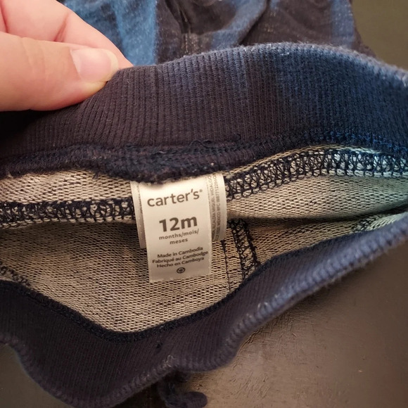 Carter's Baby Boy 2-Piece Chameleon Bodysuit Pant Set in Size 12M - Picture 6 of 6